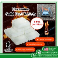 8 Hexamine Alcohol Fuel Tablet Lilin Askar Foldable Solid Fuel Stove Camping Metal Cooker Fire Starter Gel Dapur Masak