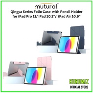 Mutural Qingya Series Folio Case  for iPad Pro 11/ iPad 10.2''/  iPad Air 10.9"  with Pencil Holder