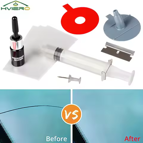 Car Windshield Repair Resin Kit Tools Windscreen Break Scratch Restoration Protective Stickers Glass