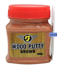 RJ London Ready Mix Wood Putty / Wood Filler Natural /Brown (200g)