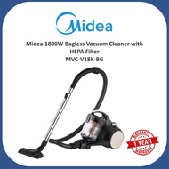 Midea 1800W Bagless Vacuum Cleaner with HEPA Filter MVC-V18K-BG