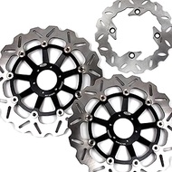 Arashi Front Rear Brake Disc Rotors for Honda CB400N 1982-1988 Motorcycle Replacement Accessories CB