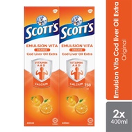 Scott’s Emulsion Vita Orange/Emulsion Original 400mlx2