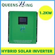 Solar Inverter Charger 1.2KW DC 24V to AC 230V Hybrid Voltage Converter with Solar Charge Controller