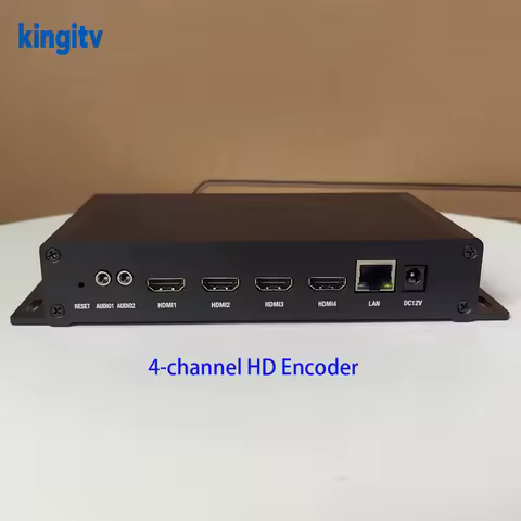 4-channel HD Encoder h 264 live game streaming onvif SRT HLS UDP RTMPs facebook youtube iptv