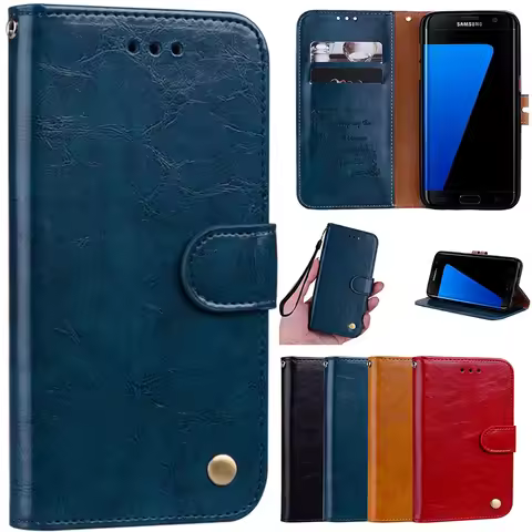 Flip Leather Case For Samsung Galaxy A50 A70 A40 A30 A20 A10 Note10 S10 S9 S8 Plus J3 J5 J7 2016 201