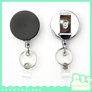 [Available in UK] 64cm Retractable Plastic Metal Trolley Core Use Hook to Card Holder or Keychain Bl