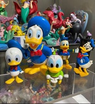 日本絕版稀有中古東京迪士尼老膠唐老鴨Donald Duck Donaldduck Daisy黛絲黛西高飛米奇老鼠 Mickey mouse 三眼仔 Figure 模型擺設擺件。代購Disney日本東京