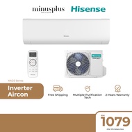 Save 4.0 Hisense 4 Speed Mode App Control Multiple Filter Inverter Air Conditioner (1.0-2.5HP) - KAGS Series