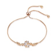 HYL JEWELRY COD Couple gelang titanium wanita anti karat emas muda couple pasangan sahabat inisial b