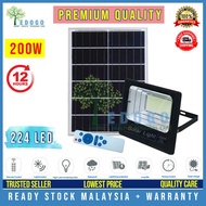 Upgraded 200W Solar Light LED Outdoor Spotlight Solar Flood Light Over 12 Hrs Lighting Time + Solar 