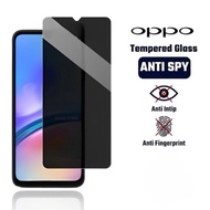 LAYAR Tempered Glass Anti Spy Oppo F1S F3 F5 F7 F9 F9 Pro F11 F11 Pro F15 F17 F17 Pro Anti Scratch S