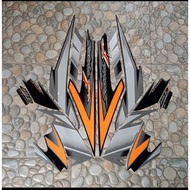 Satria F150 2007 Black Stripping Sticker