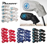 [Phenovo] 9pcs Golf Hybrid  Set Kopfbedeckung Utility Club  Interchangeable Number Tag
