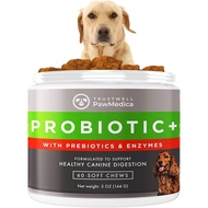 PawMedica Dog Probiotics and Digestive Enzymes, Probiotics for Dogs Made in USA, Pet Probiotic Chews