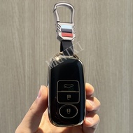 ฝาครอบเคสกุญแจรถยนต์ Toyota Yaris Ativ 2022 Yaris Cross 2023 Keyless Push Start กุญแจรถยนต์รีโมทซิลิโคนปลอกเคส