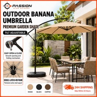 Passion 3M Garden Umbrella Outdoor Patio Umbrella Payung Taman Hotel Swimming Pool Umbrella Payung K