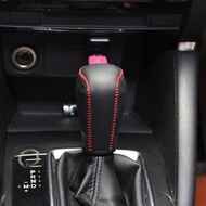 Genuine Leather Car Gear Shift Knob Collars Cover for Mazda 3 Mazda3 Axela Atenza CX-5 CX-4 CX-3 CX3 CX5 AT Accessories