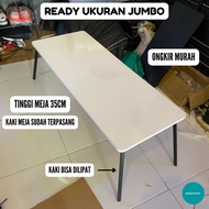 TANJUNGMERUSHOP Large Size Lesehan Folding Laptop Table Table Table Height 35cm 120x60 120x40 100x40