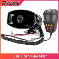 7-Sound Loud Car Warning Alarm Truck Alarm Siren Horn Air Horn Speaker Car Horn DC12V 100W Car Warni