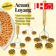 Loyang Honeycomb Biscuits/ Rose Cookies Mould / Tembaga Acuan Kuih Loyang/Goyang/ Loyang 3 Serangkai