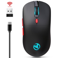 Hot sale HXSJ T20 2.4G wireless mouse 6 buttons resolution adjustable PAW3212 optical IC 650mAh rech