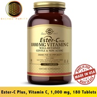 พร้อมส่ง Solgar, Ester-C Plus, Vitamin C, 1,000 mg, 180 Tablets - [EXP 04/2027]