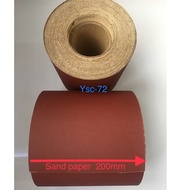 TAGA SAND PAPER ROLL ALUMINIUM OXIDE ABRASIVE SAND PAPER ROLL 200MM / 1 METER