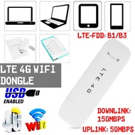 B1/B3 LTE-FDD Protable 4G/3G USB Dongle Wifi Hotspot MiFi Internet Modem Unlock New