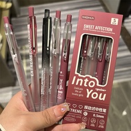 Red correction pen ins Wind Good-looking st Bordeaux Red Red Pen Teacher Correction Pen Simple Water