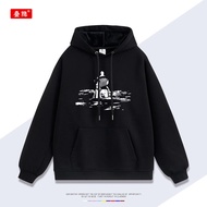 DIEYIN | ฮู้ดดี้ Vergil ร่วมมือกับ Devil May Cry 5 เสื้อผ้าฝ้ายฤดูใบไม้ร่วง-หนาว