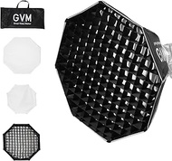 GVM Soft Boxes Lighting, Bowens Mount with Honeycomb Grid, Compatible with P80S/ SD80D/SD80S/GVM-G10