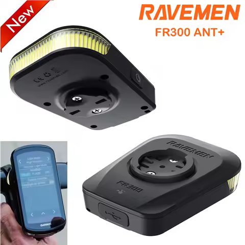 RAVEMEN FR300 ANT+ Bike Front Light for Garmin Connectivity Smarter Control Bicycle LED Headlight Au