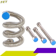 SUS304 bellows 20mm 1/2 high pressure resistant explosion-proof water heater water inlet hose, basin