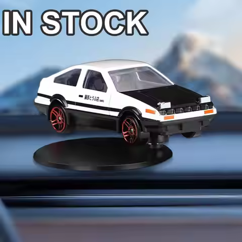 AE86 Car Drift Rotating Ornaments Auto Dashboard Turning AE 86 Racing Model Deco Car Interior Classi