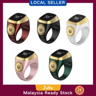 Local Stock Iqibla Smart Tasbih Digital Cincin Zikir Counter Ring Bluetooth Rechargeable Zikir