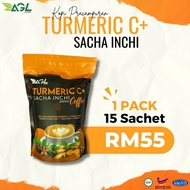 Kopi Premix Turmeric C+ Sacha Inchi Original 3 pek 1 pek 5 pek