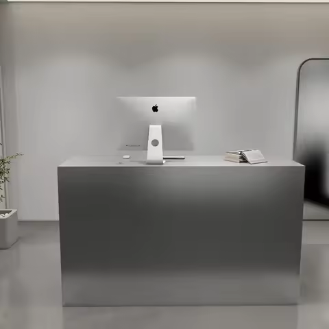 Italian Style Nail Salon Reception Desks Clothing Store Luxury Beauty Salon Reception Desks Simplici