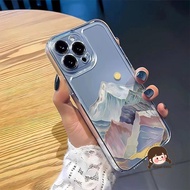 Luxury Colorful Peaks Phone Case For Honor 500 400 200 Pro Lite Smart 300 Ultra 100 90 70 60 Pro Lit