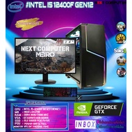 Complete Computer Set Play Games Edit I5 12400f I RAM 16G GTX1050ti SSD 500G 24 Screen l Mouse Keybo