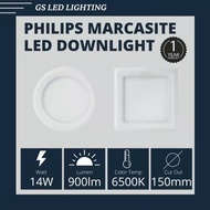 PHILIPS 59523 MARCASITE 14W LED SLIM DOWNLIGHT 6500K DAYLIGHT