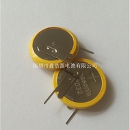 Panasonic CR2032 Vertical Solder Foot Battery 3V Button Battery 2032 Solder Foot Battery Pitch 10MM 