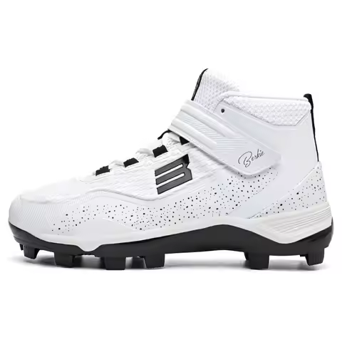TaoBo Mid Cut Pro Baseball Shoes Men Women Size 40-47 Softball Shoes Non Slip Outdoor Spiked Sneaker
