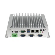 HUNSN Fanless Industrial Computer, IPC, Mini PC, Intel Celeron J1900, Windows 11/ Linux Ubuntu, IX09