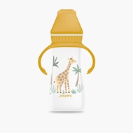 Babyshop Juniors Giraffe Print Feeding Bottle with Handle - 250 ml