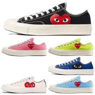Converse CDG x Chuck taylor all star 1970-an Converse Kawakubo Ling bersama kasut kanvas atas rendah