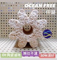 微笑的魚水族☆新加坡OCEAN FREE-仟湖【OF陶瓷濾環 無往不濾 L型.XL型】3DM 陶瓷濾材