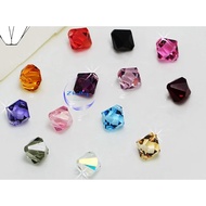 Package of 6 premium Austrian crystal head beads