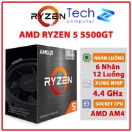 Genuine AMD Ryzen 5 5500GT CPU (6 Cores 12 Threads | 3.6GHz Boost 4.4GHz | 19MB Cache | Socket AM4 |