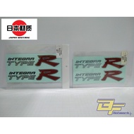 DC5 Integra Type R sticker Honda DC5 side door sticker [Export Spec] Sticker